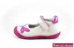   D.D. step lány szandálcipő/balerinacipő 19-24 fehér-pink pillangós