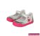 D.D. step világító talpú szandálcipő/balerinacipő 31-36 ezüst-rózsaszín-csillagos