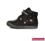 D.D. step lány LED-villogós gyerekcipő 31-36 fekete