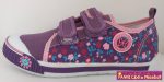 Super Gear lány vászoncipő 26-31 lila mintás