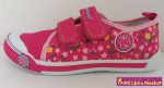 Super Gear lány vászoncipő 26-31, rózsaszín mintás