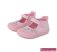 D.D. step lány nyitott vászoncipő/balerinacipő 20-25 rózsaszín virágos
