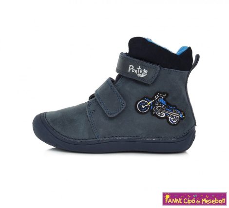 Ponte20 fiú szupinált téli bélelt gyerekcipő 30-35 s.kék motoros