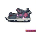   D.D. step lány LED-villogós szandál 20-25 s.kék csillagos