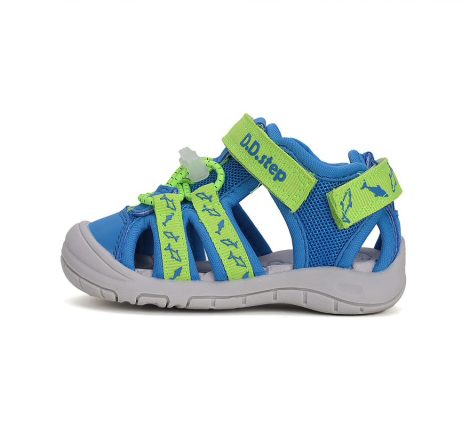 D.D. step fiú zárt orrú "QUICK DRY " szandál 20-25 v.kék