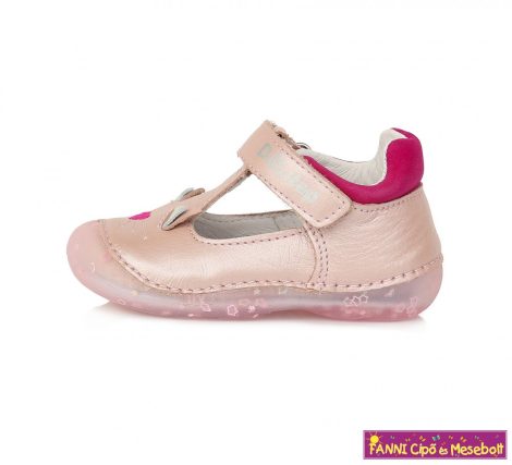 D.D. step lány szandálcipő/balerinacipő 19-24  rózsaszín cicás