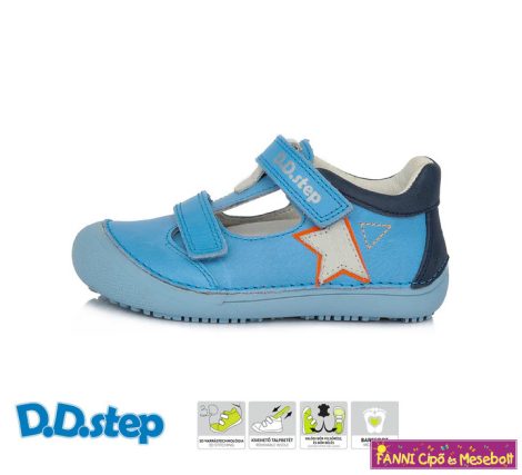D.D. step fiú "Barefoot" szandálcipő 31-36 v.kék