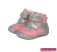 D.D. step lány téli bélelt vízlepergető gyerekcipő 19-24 pink-ezüst