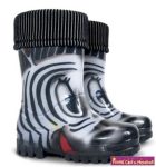 Demar Twister Lux Print S Zebra gyerek gumicsizma 20-31