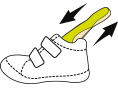 DD Step cipő kivehető talpbetéttel